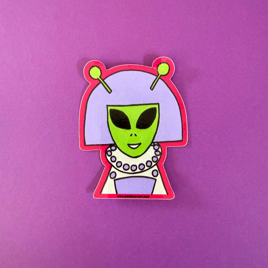 ALIEN GIRL sticker